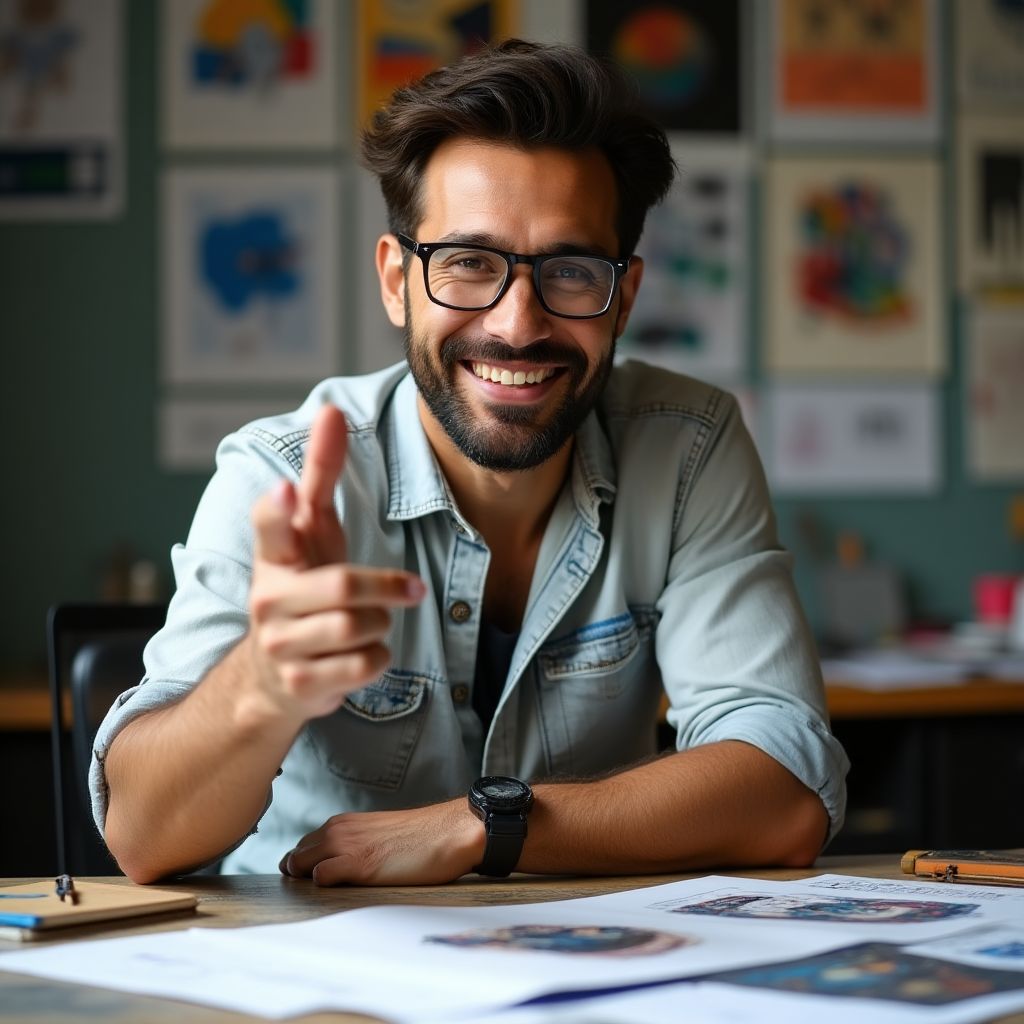 Professor de design gráfico